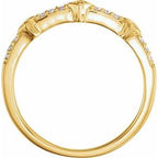 Accented Stackable Ring