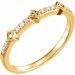 Accented Stackable Ring