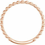 Stackable Beaded Ring