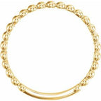 Stackable Beaded Ring