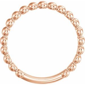 Stackable Beaded Ring