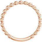 Stackable Beaded Ring