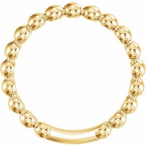 Stackable Beaded Ring