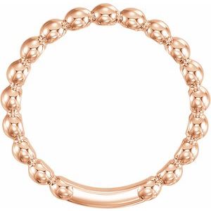 Stackable Beaded Ring
