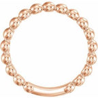 Stackable Beaded Ring