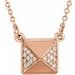 Pyramid Necklace or Center