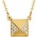 Pyramid Necklace or Center