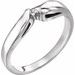 Solitaire Engagement Ring or Band