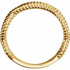Criss-Cross Rope Ring