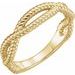 Criss-Cross Rope Ring