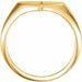Heart Starburst Signet Ring