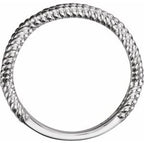 Criss-Cross Rope Ring
