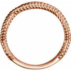 Criss-Cross Rope Ring