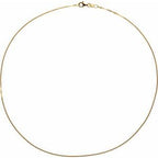 1 mm Diamond-Cut Box Chain