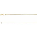 1 mm Diamond-Cut Box Chain