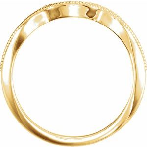 Accented Vintage-Inspired Engagement Ring or Band