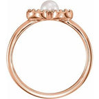Pearl Clover Ring