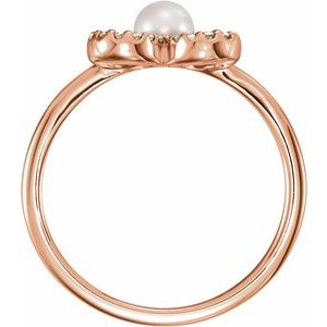Pearl Clover Ring