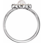 Pearl Clover Ring