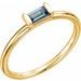 Baguette Stackable Ring