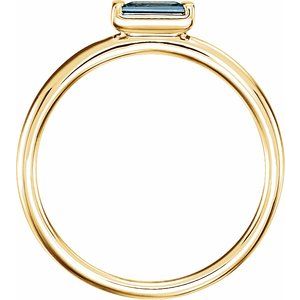 Baguette Stackable Ring