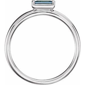 Baguette Stackable Ring