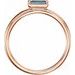 Baguette Stackable Ring