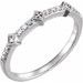 Accented Stackable Ring