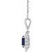 Halo-Style Necklace or Pendant