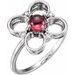 Clover Cabochon Ring