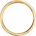 Coin Edge Comfort-Fit Half Round Band