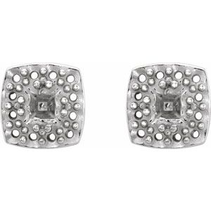 Halo-Style Earrings