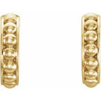 Beaded Hoop Earrings