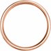 Coin Edge Comfort-Fit Half Round Band