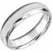 Knurled Comfort-Fit Half Round Band