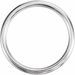 Knurled Comfort-Fit Half Round Band