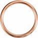 Knurled Comfort-Fit Half Round Band