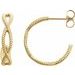 Rope Hoop Earrings