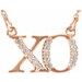 "XO" Phrase Necklace or Center