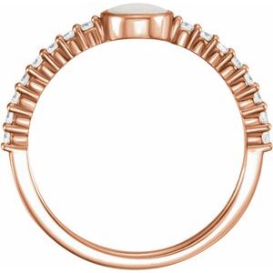 Accented Cabochon Ring