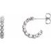 Accented Hoop Earrings