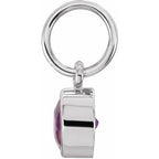 Posh Mommy® Imitation Birthstone Charm/Pendant