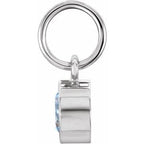Posh Mommy® Imitation Birthstone Charm/Pendant