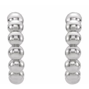 Beaded Hoop Earrings