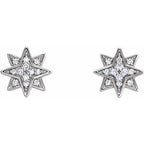 Accented Star Earrings
