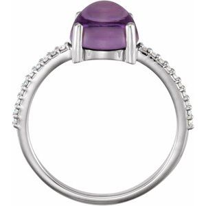 Accented Cabochon Ring
