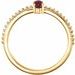 Accented Cabochon Ring