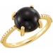Accented Cabochon Ring