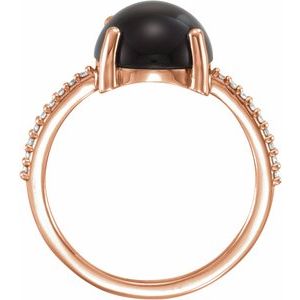 Accented Cabochon Ring