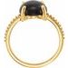 Accented Cabochon Ring